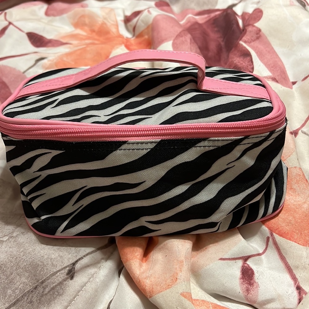 Zebra Travel Makeup Bag